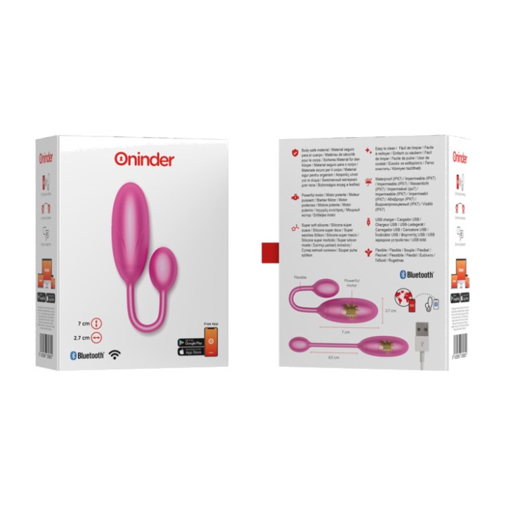 ONINDER Schwingungseier mit App DENVER-7X2,7CM D-234751VAR