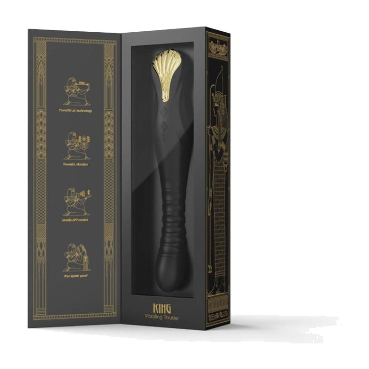 ZALO Push motion vibrator KING THRUSTER D-234640VAR