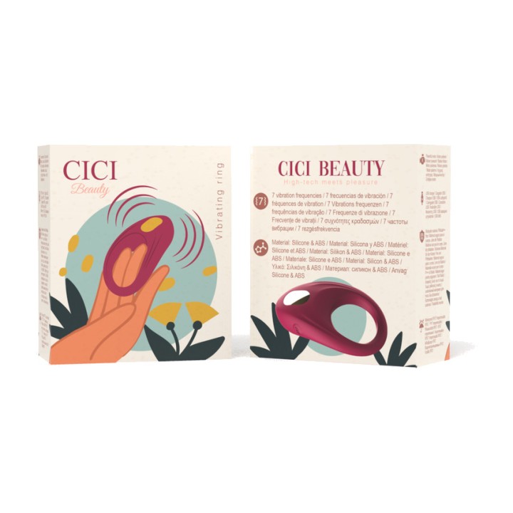 CICI BEAUTY Vibreringsring af silikon PREMIUM-40476 D-232467