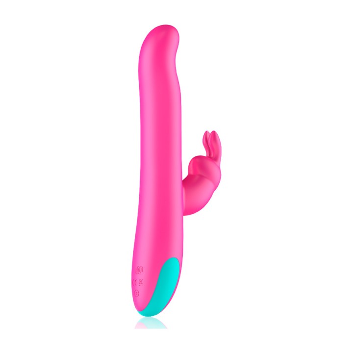HAPPY LOKY Vibrateur lapin avec rotation et télécommande