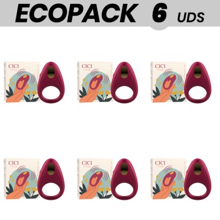 6 db siliconás vibrátoriusz ring ecopack-premium