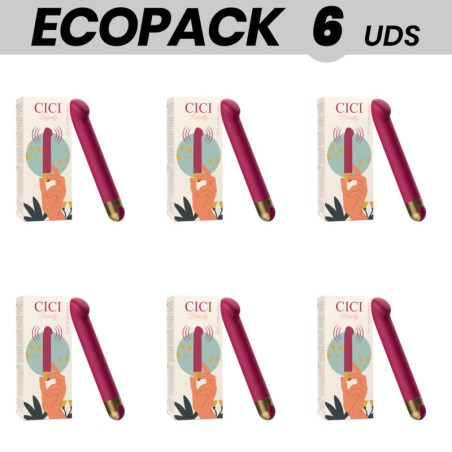 kit com 6 estimuladores de clitóris de silicone ecopack-premium