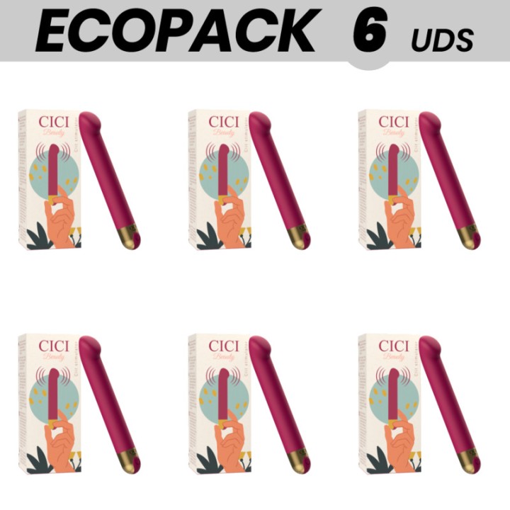 CICI BEAUTY Kit com 6 estimuladores de clitóris silicone