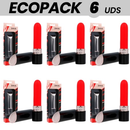 set van 7 lippenstiftjes vibraties ecopack shia