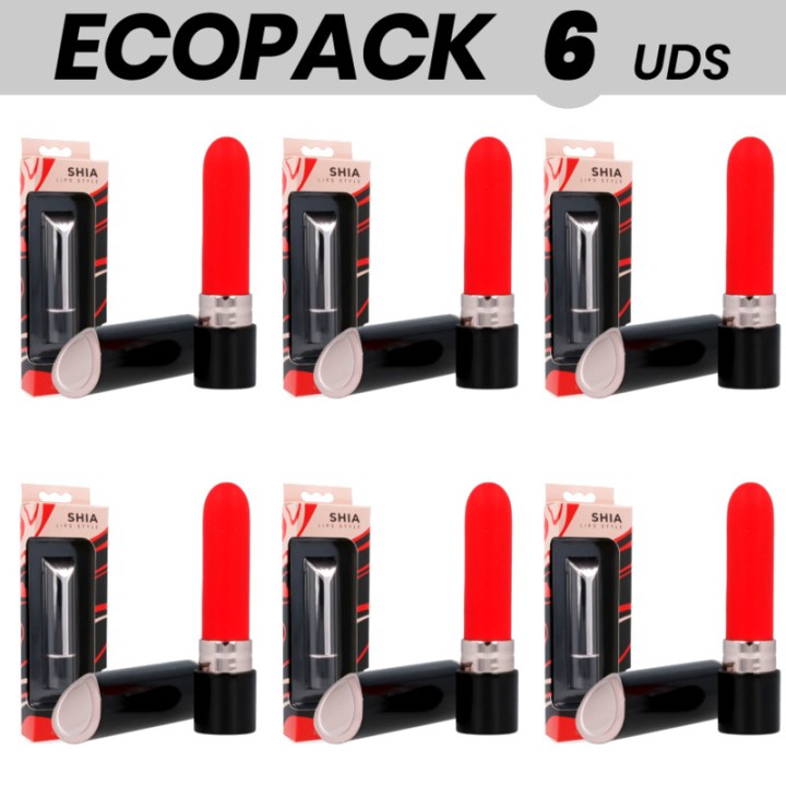 LIPS STYLE Pack de 7 lligadents vibradors ECOPACK SHIA