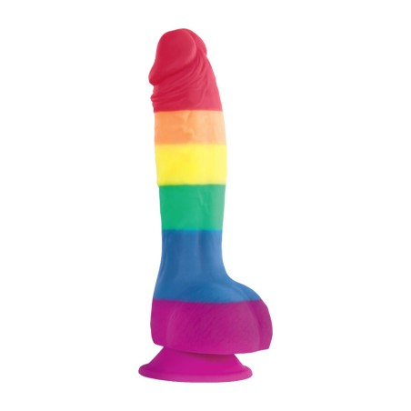 dildo med flaggans färger lgbt 15 cm