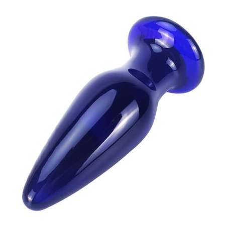 vibrerande glasanalplug shining-41363