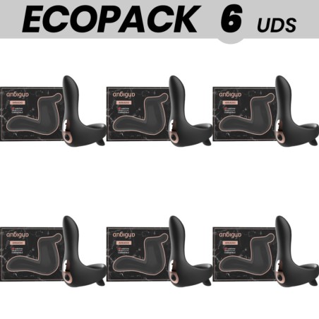 pack de 6 stimulateurs de glande et périnée compatibles avec le contrôle à distance ecopack-arkadio-watchme