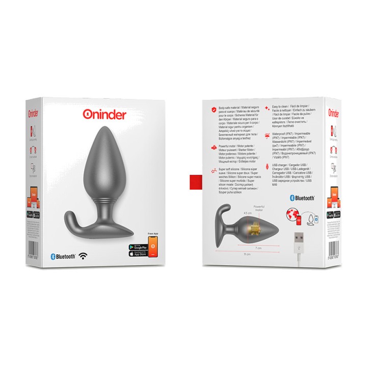 ONINDER Analní vibrátor s aplikací RIO D-232588
