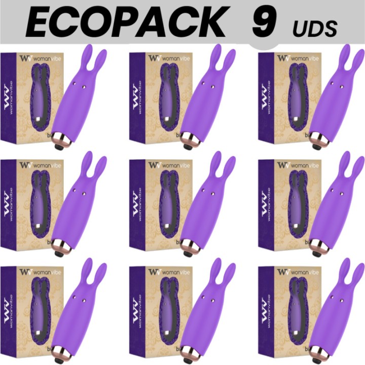 WOMANVIBE Set de 9 estimulatori conus silicione ECOPACK