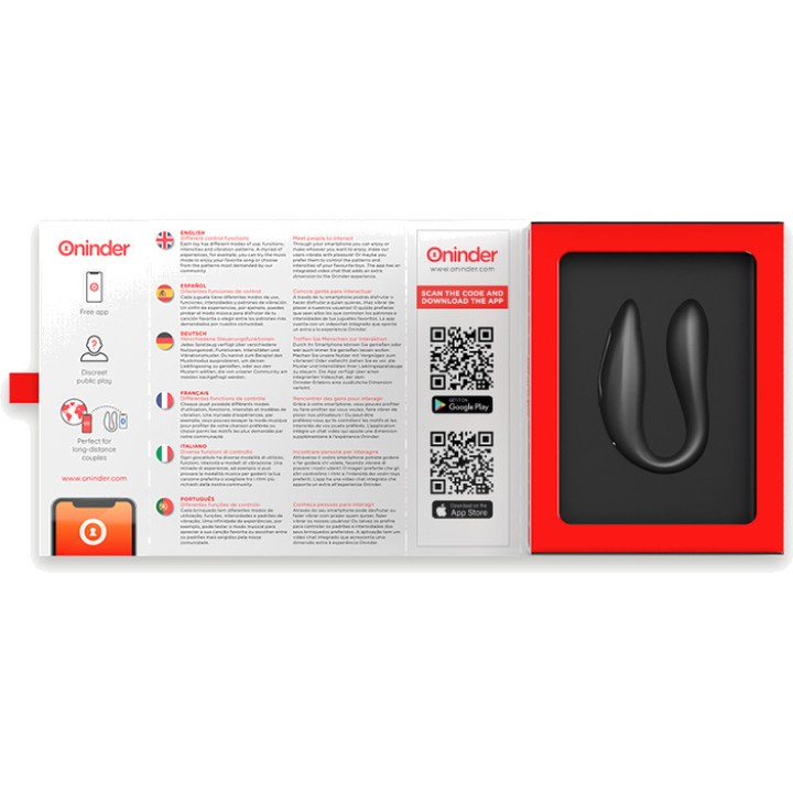 ONINDER Stimolatore di punto G e clitoride con app