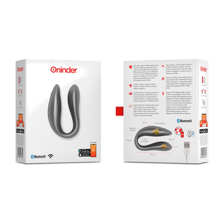 ONINDER Stimulátor G-bodky a klitoris s aplikáciou