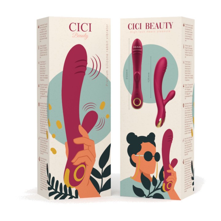 CICI BEAUTY Silikoninen rabbit-vibraattori PREMIUM-40471