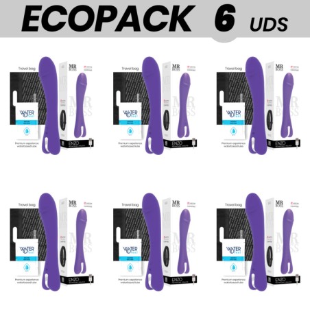 set di 6 vibratori compatibili con il comando wireless ecopack enzo-watchme