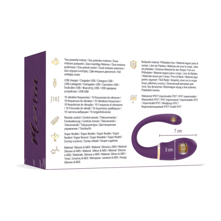 TREASURE Dual vibrator for couples with remote control