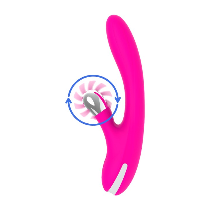 DIVERSIA Rabbit vibrator with undulation BUNNY WAVES 24 CM