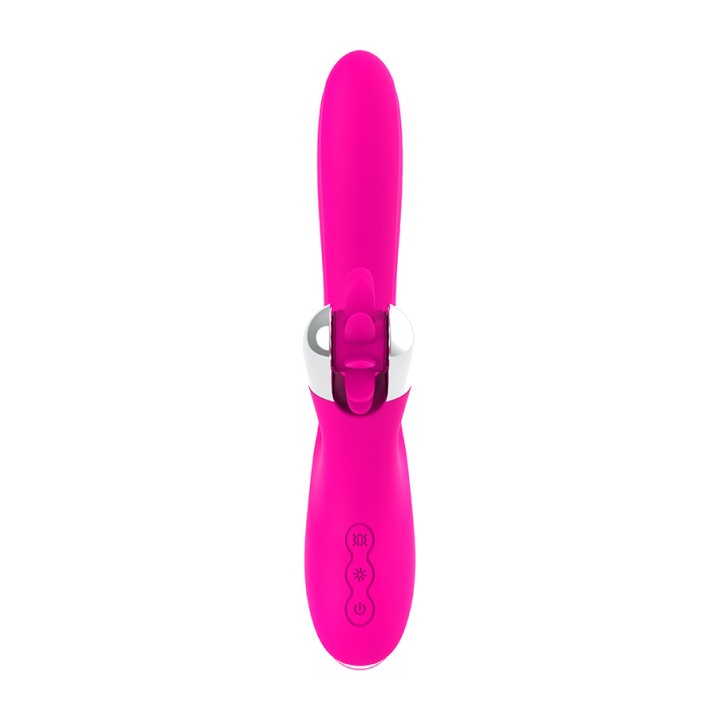 DIVERSIA Rabbit vibrator with undulation BUNNY WAVES 24 CM