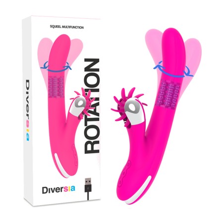 vibrador rabbit amb rotació bunny-rotation 24 cm