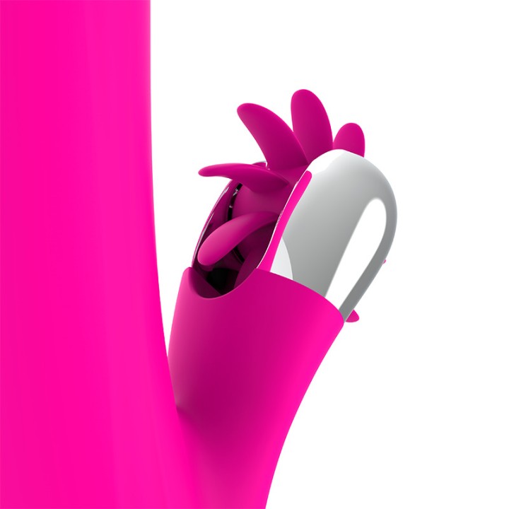 DIVERSIA Vibrador rabbit com rotação BUNNY-ROTATION 24 CM