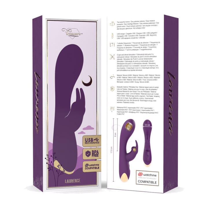 TREASURE Rabbit vibrator with remote control