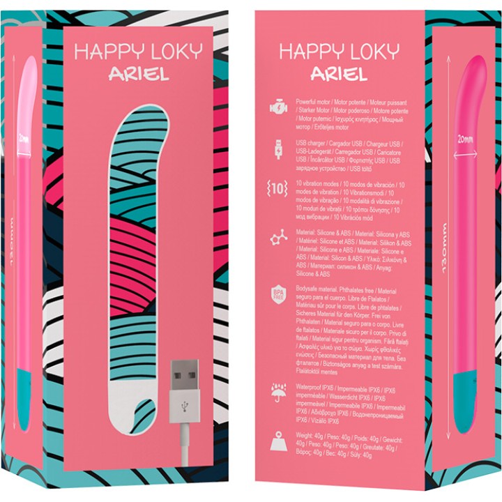 HAPPY LOKY Vibrátor G-Spot ARIEL D-232449