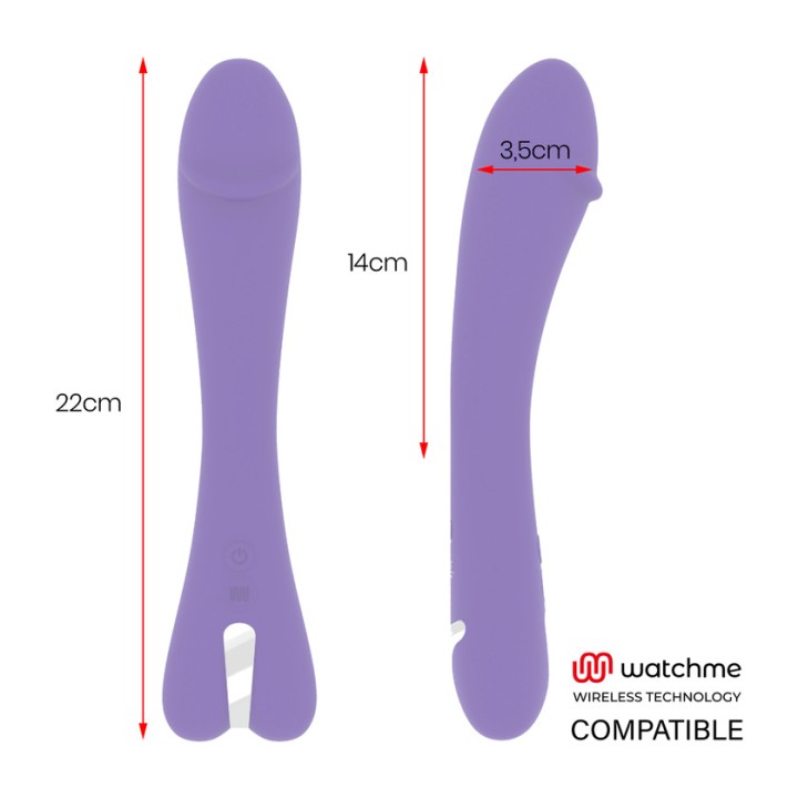 MR BOSS Remote control vibrator ENZO-WATCHME D-230990