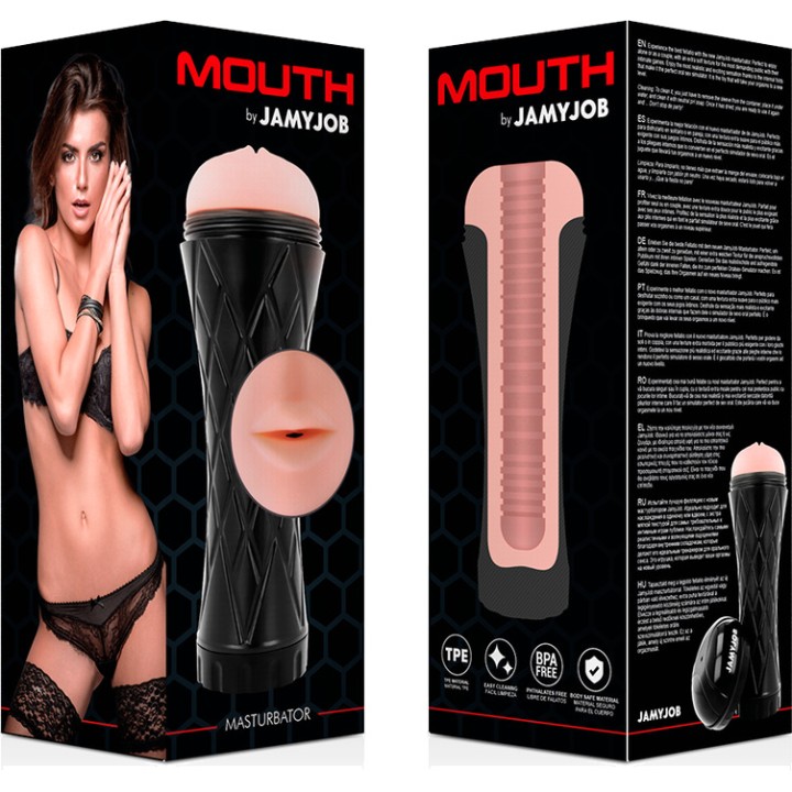 JAMYJOB Mandeldildo for mænd MOUTH D-230868