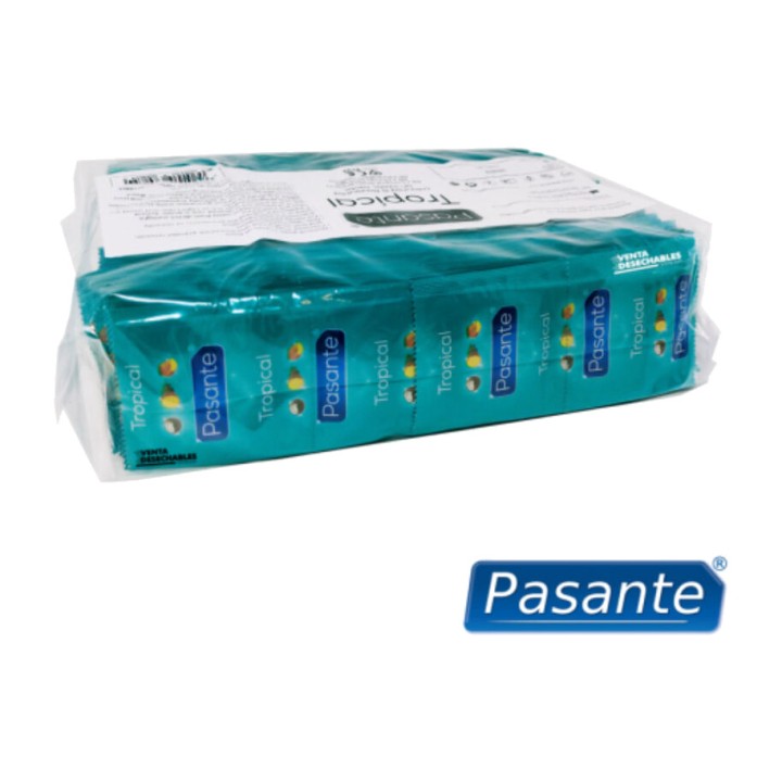 PASANTE Prezerwatywy smaczne w worku TROPICAL-144 UDS