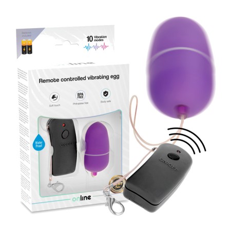 huevo vibrador con mando de control remoto