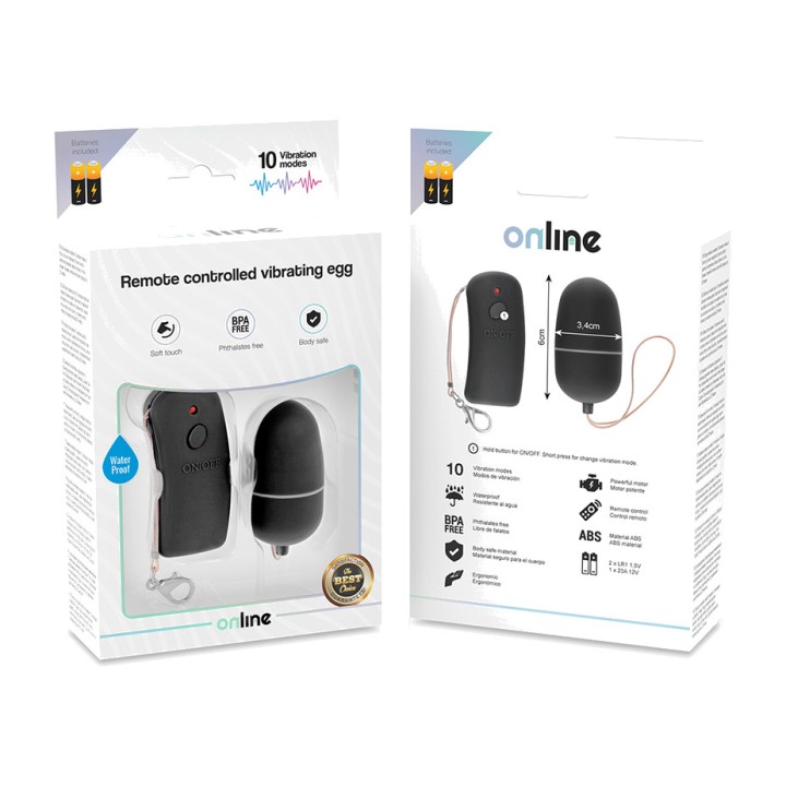 ONLINE Uovo vibratore con telecomando D-230516VAR