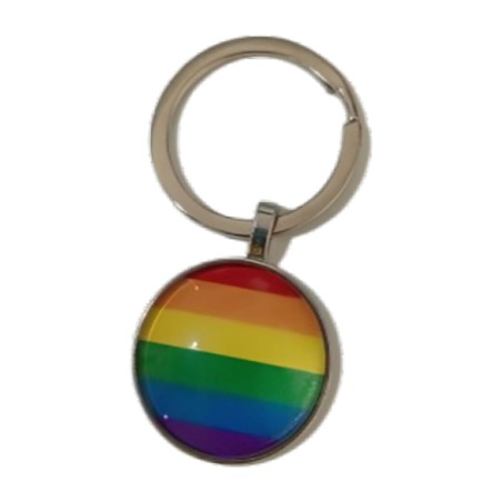 nøglering med flag lgbt