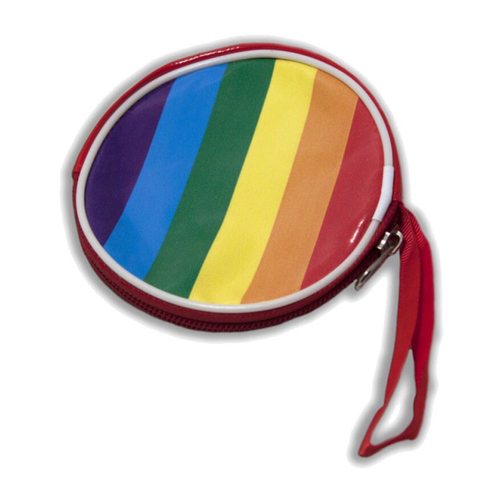 PRIDE Runder Geldbeutel mit Flagge LGBT D-231736
