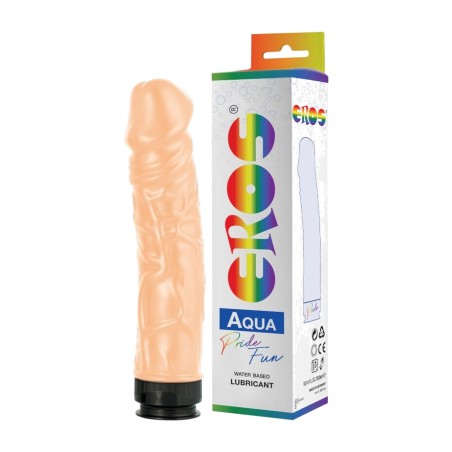 dildo con lubricante base agua eros aqua lgbt