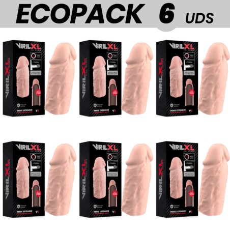 pack of 6 liquid silicone penis extenders ecopack v3