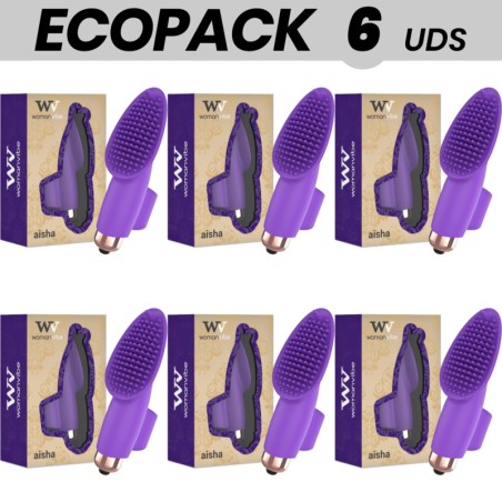 pack of 6 silicone stimulator studs ecopack aisha
