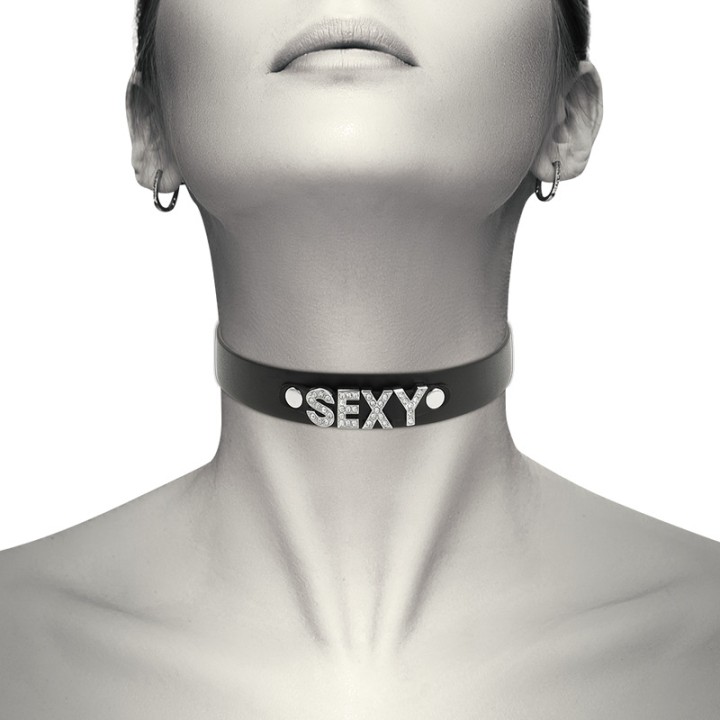 COQUETTE CHIC DESIRE Choker sexy de piele vegană D-229291