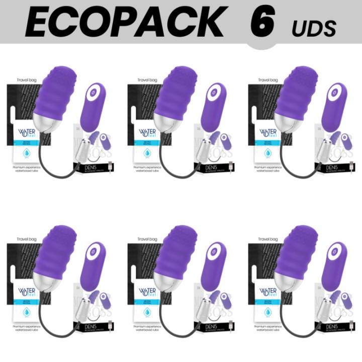 MR BOSS Set de 6 ouă vibratoare cu control remote ECOPACK