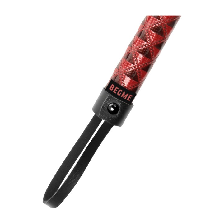 BEGME FETISH GAMES Lățig de piele vegană RED EDITION