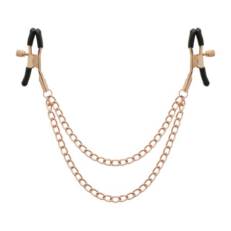 nipple clamps with chain black-edition