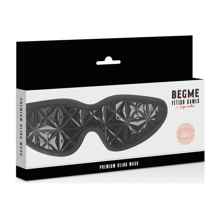 BEGME FETISH GAMES Máscara elástica com forro de neoprene