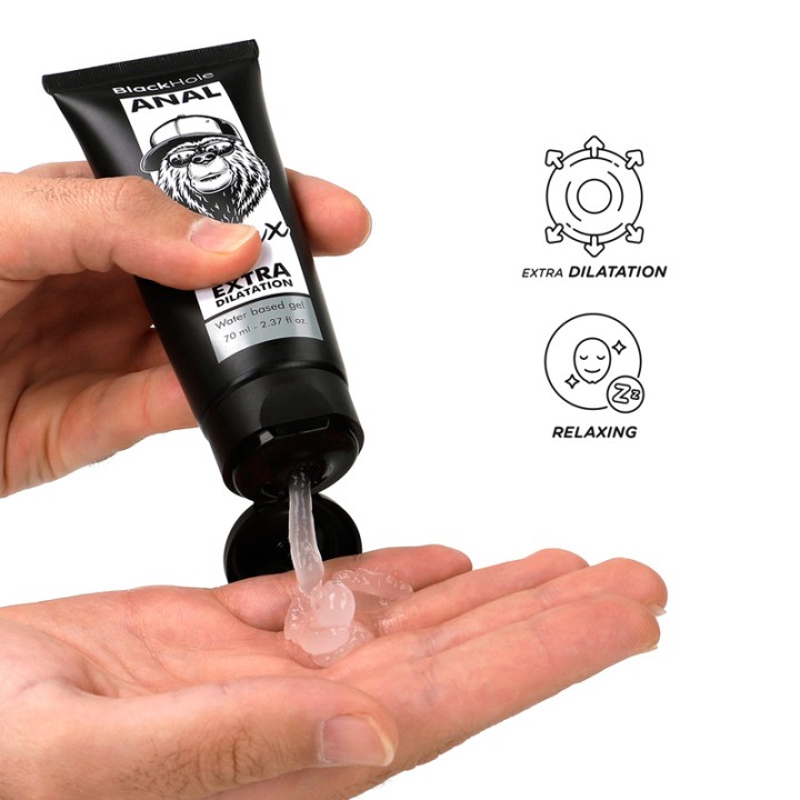 BLACK HOLE Vízalapító anal dilatátor gél 70 ML D-229246