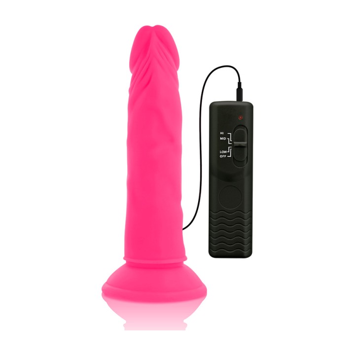 DIVERSIA Dildo realístic flexible amb vibració 23CM Ø4,3CM