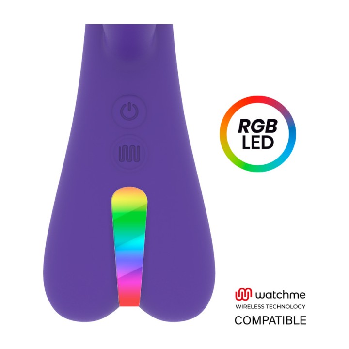 MR BOSS Vibratore con coniglio e telecomando AITOR-WATCHME