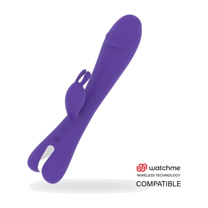 MR BOSS Vibratore con coniglio e telecomando AITOR-WATCHME