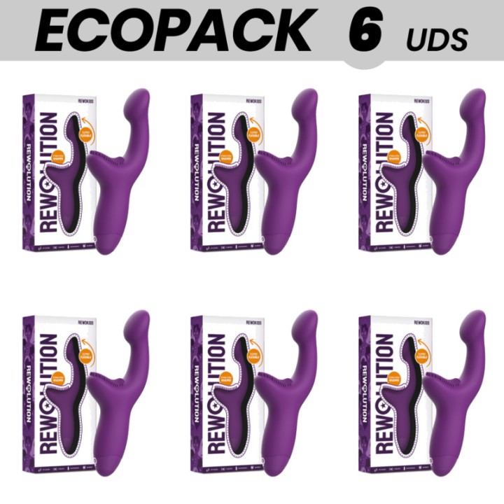 REWOLUTION Pack de 6 estimuladors punt A ECOPACK-REWOKISS