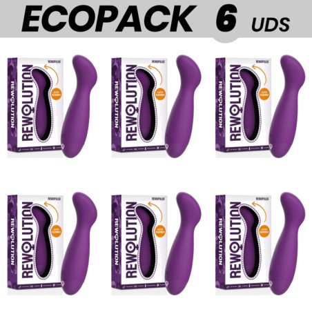 pack de 6 vibrateurs flexibles stimulateurs de point g ecopack-rewopulse