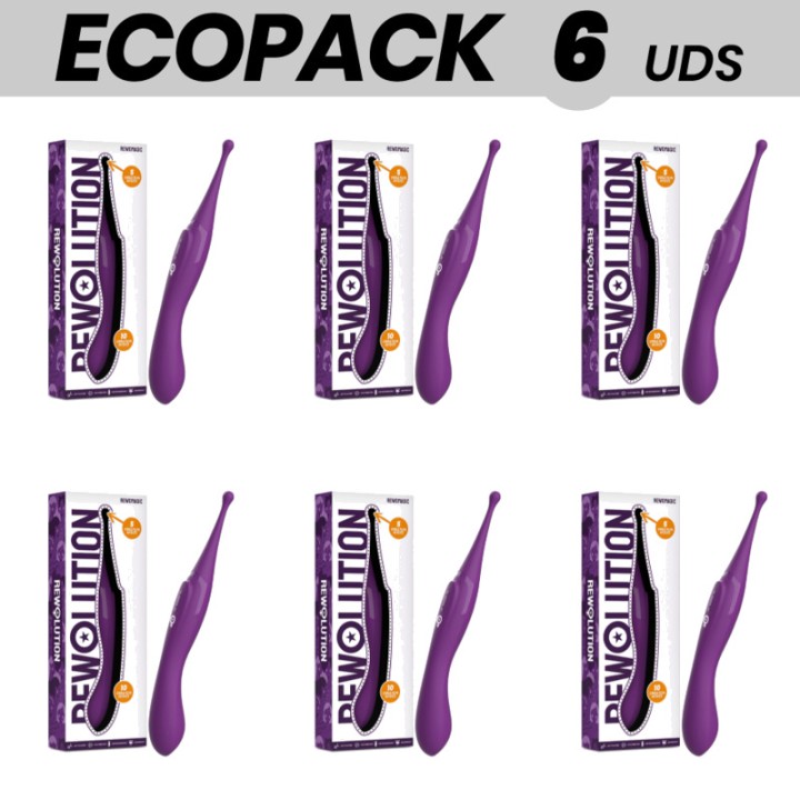 REWOLUTION Paquet de 6 estimuladors clítoris flexibles