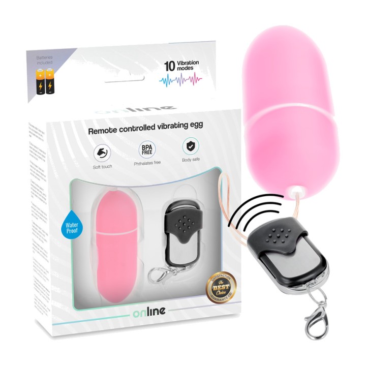 ONLINE Ovo vibrador com controle remoto D-230524VAR
