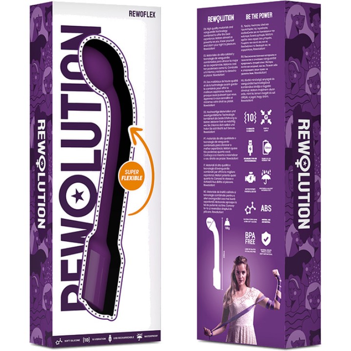 REWOLUTION Flexible G-spot stimulator vibrator