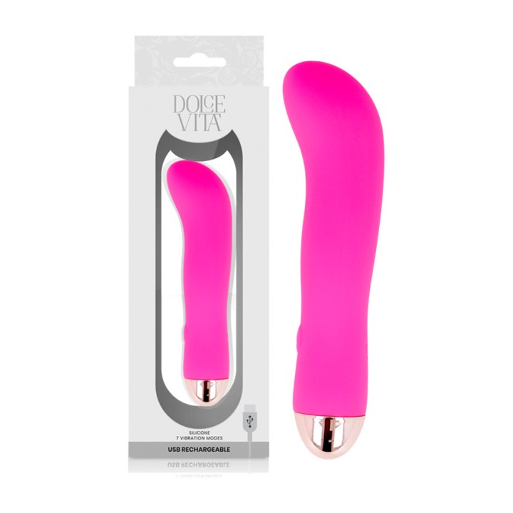 DOLCE VITA Vibrator recarabil cu 7 viteze TWO D-228452VAR